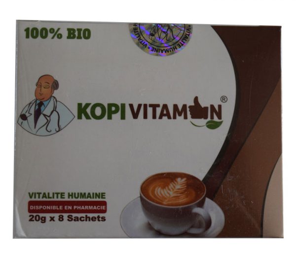 Authentic Kopi Vitamin Energy Coffee (8 sachets x 20 grams) Box